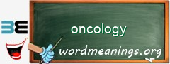 WordMeaning blackboard for oncology